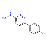 6-(4-fluorophenyl)-3-hydrazino-1,2,4-triazine