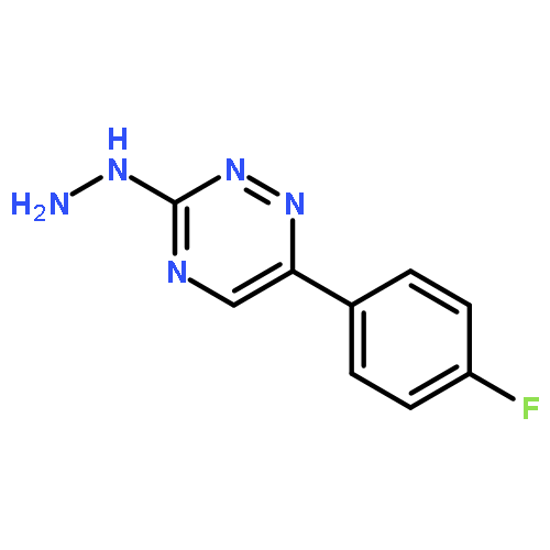 6-(4-fluorophenyl)-3-hydrazino-1,2,4-triazine