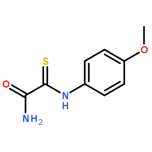 2-(4-METHOXYPHENYLAMINO)-2-THIOXOACETAMIDE 