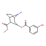 methyl (1R)-3-[(3-hydroxybenzoyl)oxy]-8-methyl-8-azabicyclo[3.2.1]octane-2-carboxylate