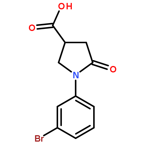 1-(3-BROMOPHENYL)-5-OXOPYRROLIDINE-3-CARBOXYLIC ACID