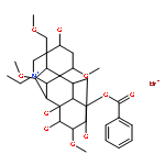 (16beta)-20-ethyl-3,8,13,15-tetrahydroxy-1,6,16-trimethoxy-4-(methoxymethyl)aconitan-20-ium-14-yl benzoate bromide