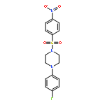 1-(4-fluorophenyl)-4-[(4-nitrophenyl)sulfonyl]piperazine