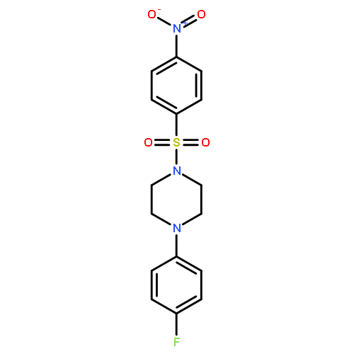 1-(4-fluorophenyl)-4-[(4-nitrophenyl)sulfonyl]piperazine