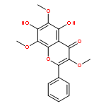 5,7-dihydroxy-3,6,8-trimethoxy-2-phenyl-chromen-4-one