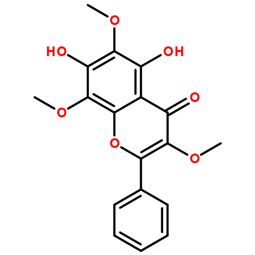 5,7-dihydroxy-3,6,8-trimethoxy-2-phenyl-chromen-4-one