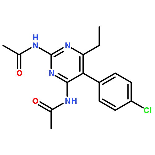 Acetamide, N,N'-[5-(4-chlorophenyl)-6-ethyl-2,4-pyrimidinediyl]bis-