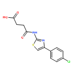 4-[[4-(4-CHLOROPHENYL)-1,3-THIAZOL-2-YL]AMINO]-4-OXOBUTANOIC ACID 