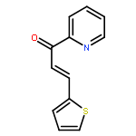 2-Propen-1-one, 1-(2-pyridinyl)-3-(2-thienyl)-, (2E)-