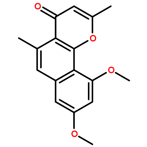 4H-Naphtho[1,2-b]pyran-4-one, 8,10-dimethoxy-2,5-dimethyl-