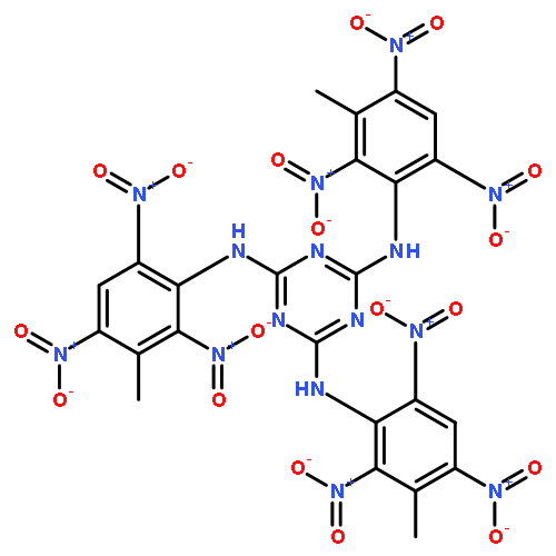 1,3,5-Triazine-2,4,6-triamine, N,N',N''-tris(3-methyl-2,4,6-trinitrophenyl)-