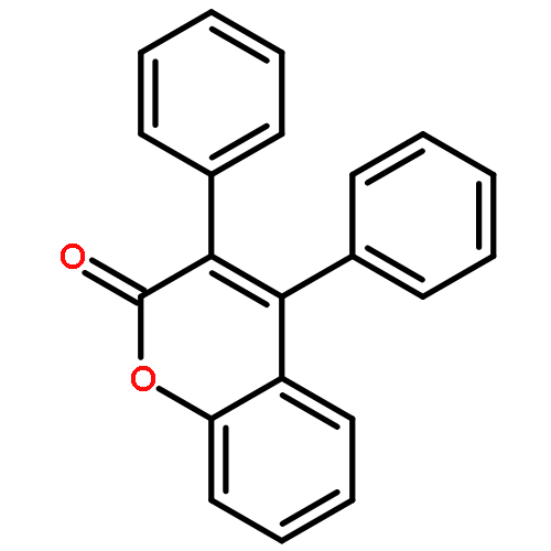 2H-1-BENZOPYRAN-2-ONE, 3,4-DIPHENYL-