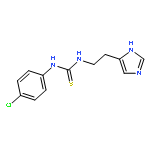 THIOUREA, N-(4-CHLOROPHENYL)-N'-[2-(1H-IMIDAZOL-4-YL)ETHYL]-