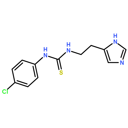 THIOUREA, N-(4-CHLOROPHENYL)-N'-[2-(1H-IMIDAZOL-4-YL)ETHYL]-