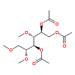 D-GALACTITOL, 3,5,6-TRI-O-METHYL-, TRIACETATE