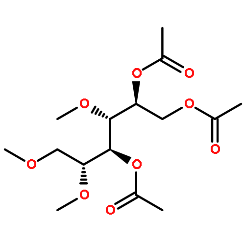 D-GALACTITOL, 3,5,6-TRI-O-METHYL-, TRIACETATE