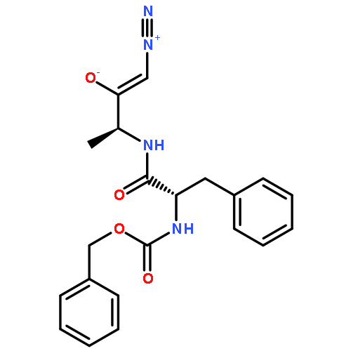 Carbamic acid,N-[(1S)-2-[[(1S)-3-diazo-1-methyl-2-oxopropyl]amino]-2-oxo-1-(phenylmethyl)ethyl]-,phenylmethyl ester