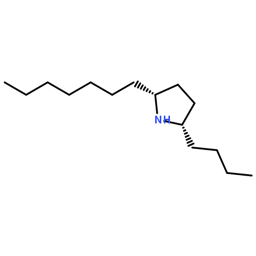 Pyrrolidine, 2-butyl-5-heptyl-, cis-