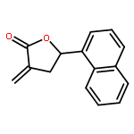 2(3H)-Furanone, dihydro-3-methylene-5-(1-naphthalenyl)-