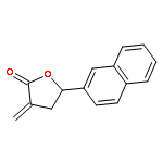 2(3H)-FURANONE, DIHYDRO-3-METHYLENE-5-(2-NAPHTHALENYL)-