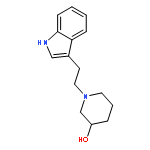 1-[2-(1H-indol-3-yl)ethyl]piperidin-3-ol