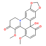 13a-hydroxy-9,10-dimethoxy-2,3-(methylenedioxy)-8,13-dioxo-5,6,13,13a-tetrahydro-8H-dibenzoquinolizine