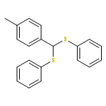 Benzene, 1-[bis(phenylthio)methyl]-4-methyl-