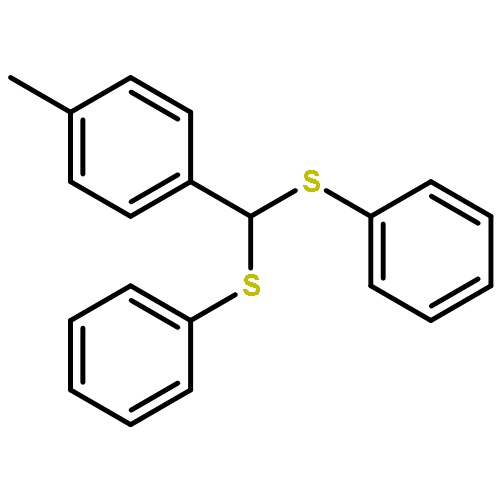 Benzene, 1-[bis(phenylthio)methyl]-4-methyl-