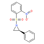 AZIRIDINE, 1-[(2-NITROPHENYL)SULFONYL]-2-PHENYL-, (2S)-