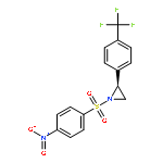 AZIRIDINE, 1-[(4-NITROPHENYL)SULFONYL]-2-[4-(TRIFLUOROMETHYL)PHENYL]-, (2S)-