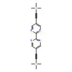 2,2'-Bipyrimidine, 5,5'-bis[(trimethylsilyl)ethynyl]-