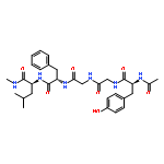 L-Leucinamide, N-acetyl-L-tyrosylglycylglycyl-L-phenylalanyl-N-methyl-