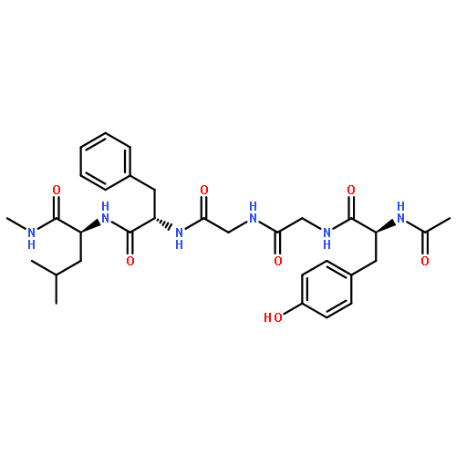 L-Leucinamide, N-acetyl-L-tyrosylglycylglycyl-L-phenylalanyl-N-methyl-