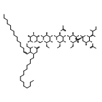 Ceramide,1-O-[O-(N-acetyl-a-neuraminosyl)-(2®3)-O-b-D-galactopyranosyl-(1®4)-O-2-(acetylamino)-2-deoxy-b-D-glucopyranosyl-(1®3)-O-b-D-galactopyranosyl-(1®4)-b-D-glucopyranosyl]-