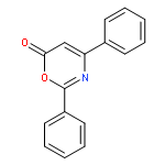 6H-1,3-Oxazin-6-one, 2,4-diphenyl-