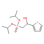 Phosphonic acid, [2-hydroxy-2-(2-thienyl)ethyl]-, bis(1-methylethyl) ester