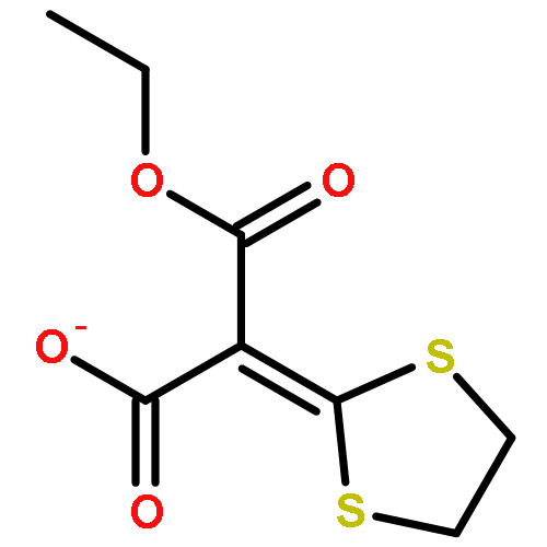 PROPANEDIOIC ACID, 1,3-DITHIOLAN-2-YLIDENE-, MONOETHYL ESTER