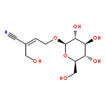 2-Butenenitrile, 4-(b-D-glucopyranosyloxy)-2-(hydroxymethyl)-,(2E)-