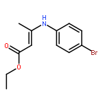 2-Butenoic acid, 3-[(4-bromophenyl)amino]-, ethyl ester