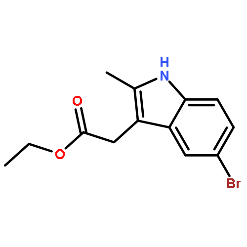 ETHYL 2-(5-BROMO-2-METHYL-1H-INDOL-3-YL)ACETATE 