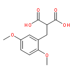 2-[(2,5-DIMETHOXYPHENYL)METHYL]PROPANEDIOIC ACID 