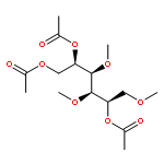 D-Mannitol, 1,3,4-tri-O-methyl-, triacetate