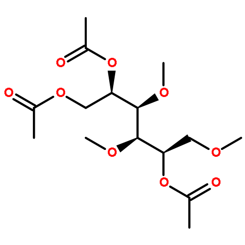 D-Mannitol, 1,3,4-tri-O-methyl-, triacetate