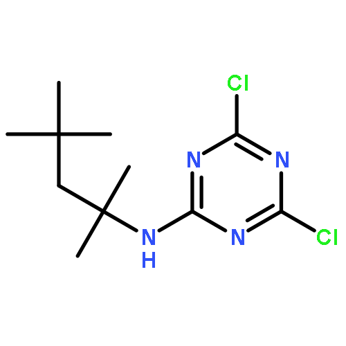 4,6-DICHLORO-N-(2,4,4-TRIMETHYLPENTAN-2-YL)-1,3,5-TRIAZIN-2-AMINE 