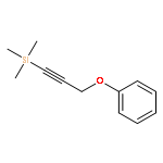 Silane, trimethyl(3-phenoxy-1-propynyl)-