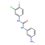 Urea, N-(3-aminophenyl)-N'-(3-chloro-4-fluorophenyl)-