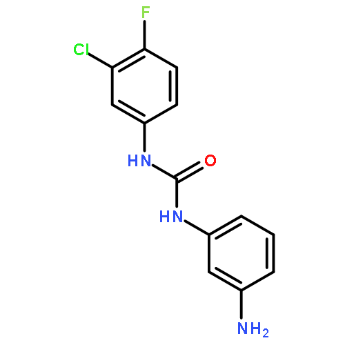 Urea, N-(3-aminophenyl)-N'-(3-chloro-4-fluorophenyl)-