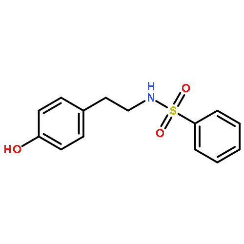 Benzenesulfonamide, N-[2-(4-hydroxyphenyl)ethyl]-