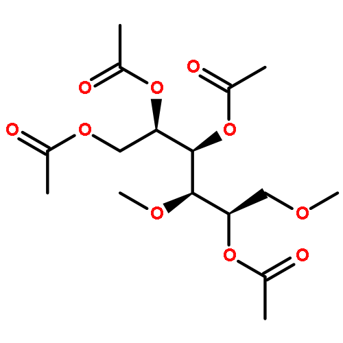 D-Mannitol, 1,3-di-O-methyl-, tetraacetate