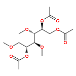 D-GALACTITOL, 3,4,6-TRI-O-METHYL-, TRIACETATE